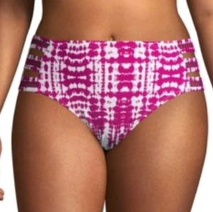 Time & Tru Tie Dye Swim Bottoms 2X